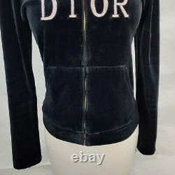 Authentic Vintage J'adore Christian Dior Boutique Black Velvet Jacket Sz 10 RARE
