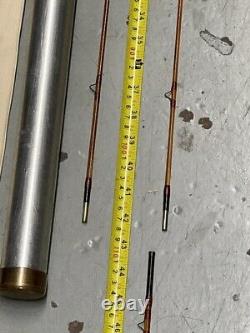 Bob Taylor 3pc Bamboo Fishing Rod Pole Super Rare