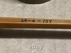 Bob Taylor 3pc Bamboo Fishing Rod Pole Super Rare