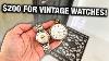 Buying Rare Vintage Watches At Estate Sales