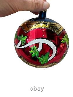 CHRISTOPHER RADKO RARE PROTOTYPE BALL ORNAMENT SUPER RARE VINTAGE 80s