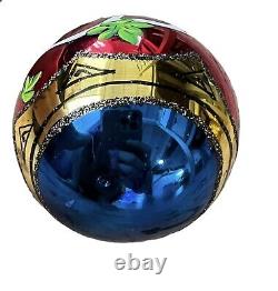 CHRISTOPHER RADKO RARE PROTOTYPE BALL ORNAMENT SUPER RARE VINTAGE 80s