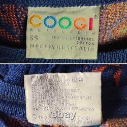 COOGI Vintage Cotton 3D Knit 1990s- Super Rare multicolor SS