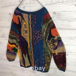 COOGI Vintage Cotton 3D Knit 1990s- Super Rare multicolor SS