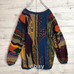 COOGI Vintage Cotton 3D Knit 1990s- Super Rare multicolor SS