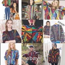 COOGI Vintage Cotton 3D Knit 1990s- Super Rare multicolor SS