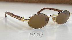 Cartier Giverny Vintage Bubinga Wood Super Rare Sunglasses New 100% Authentic