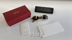 Cartier Giverny Vintage Bubinga Wood Super Rare Sunglasses New 100% Authentic