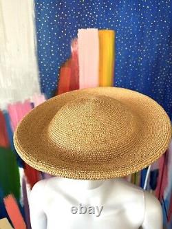 Christian Lacroix Luxe (Spring 1988) sun hat straw France vintage Super RARE