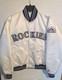 Colorado Rockies Starter Jacket Vintage Large MLB Super Rare White Spellout