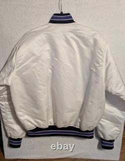 Colorado Rockies Starter Jacket Vintage Large MLB Super Rare White Spellout
