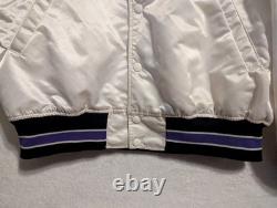 Colorado Rockies Starter Jacket Vintage Large MLB Super Rare White Spellout