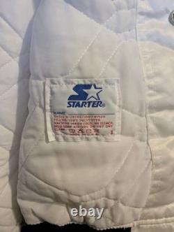 Colorado Rockies Starter Jacket Vintage Large MLB Super Rare White Spellout