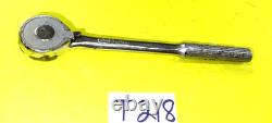 Craftsman Tools Vintage 3/8 Drive Ratchet Super Rare Round Head And Handle
