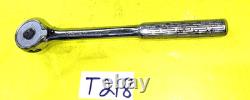 Craftsman Tools Vintage 3/8 Drive Ratchet Super Rare Round Head And Handle