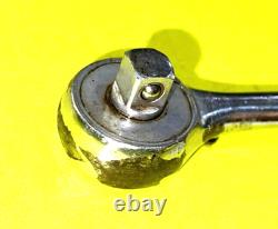 Craftsman Tools Vintage 3/8 Drive Ratchet Super Rare Round Head And Handle