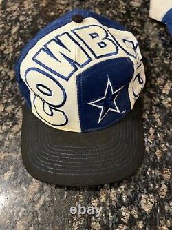 Dallas Cowboys Hat Lot Drew Pearson, Shark tooth, Super Bowl XXX RARE Vintage