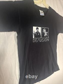 De/Vision Vintage Two On Tour Shirt Super Rare Synthpop Depeche Mode The Cure