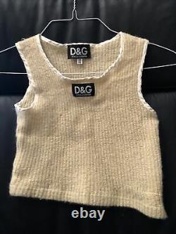 Dolce&Gabbana Vintage Knit Top. Rare. Made In Italy