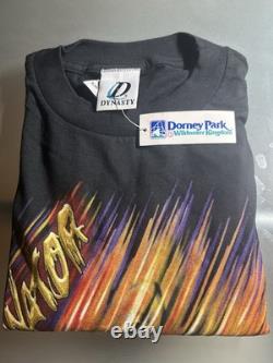 Dorney Park Dominator Vintage Ride Shirt Size XL New withtags Super Rare