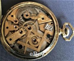 Dudley Masonic Watch Model#2 Super Rare Masonic Dial Great Condition