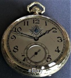 Dudley Masonic Watch Model#2 Super Rare Masonic Dial Great Condition