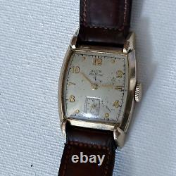 Elgin De Luxe Watch Super rare vintage 1940s 10k Gold filled