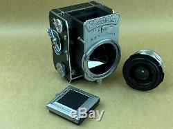 Exakta 66 Vintage Camera with 80mm f/2.8 Tessar Super Clean & Working RARE