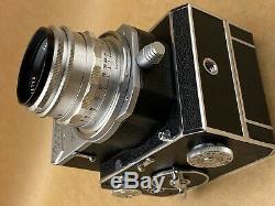 Exakta 66 Vintage Camera with 80mm f/2.8 Tessar Super Clean & Working RARE