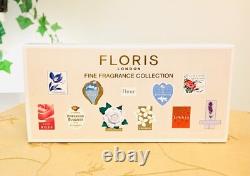 Floris Of London 11 Perfume Spray Glass Bottles Original Box SUPER RARE VINTAGE
