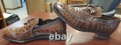 FootJoy Loafers VINTAGE SUPER RARE GENUINE ALLIGATOR Sz 9 1/2 C NEW IN BOX MINT