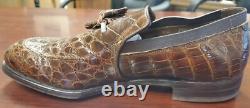 FootJoy Loafers VINTAGE SUPER RARE GENUINE ALLIGATOR Sz 9 1/2 C NEW IN BOX MINT