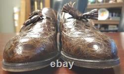 FootJoy Loafers VINTAGE SUPER RARE GENUINE ALLIGATOR Sz 9 1/2 C NEW IN BOX MINT