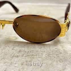 GIANNI VERSACE MOD S72 Col 31L Vintage Sunglasses Great con! Super Rare