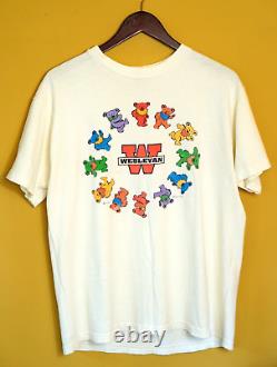 Grateful Dead Dancing Bears Hanes 90's Vintage T-Shirt Super Rare