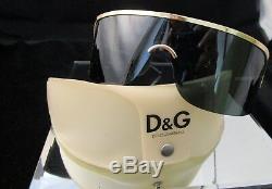 Gucci Gg 1651/s Iconic Green Gold Shield Sunglasses Vintage Aaliyah Super Rare