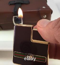 Gucci Vintage MID Century Super Cool Lighter Ultra Rare Boxed Collectible