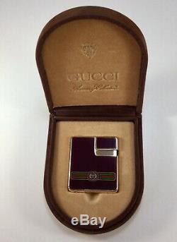 Gucci Vintage MID Century Super Cool Lighter Ultra Rare Boxed Collectible