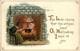 Halloween Witch by Fireplace L. &E. 7027 SUPER RARE Vintage Postcard bhn