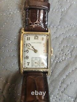 Hamilton Vintage 14k Gold Super Rare Working Perfect