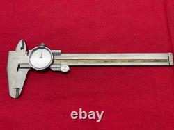 Helios Dial Caliper with Regular Jaws, Silver Face, 5 VINTAGE SUPER RARE