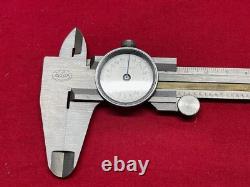 Helios Dial Caliper with Regular Jaws, Silver Face, 5 VINTAGE SUPER RARE