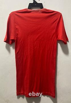 Helmut Lang Army Inspired Super Rare Red Vintage 90's Muscle Tee Shirt