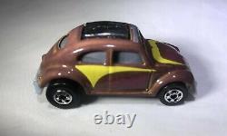 Hot Wheels Vw Beetle Bug Black Wall Color Changing Super Rare Vhtf Vintage