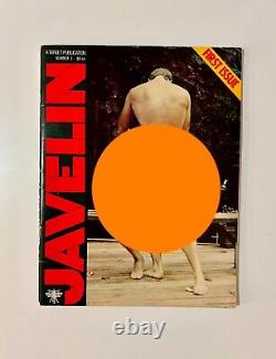 JAVELIN #1 1975, Vintage Gay Magazine, SUPER RARE, Target Men, Collector's Item