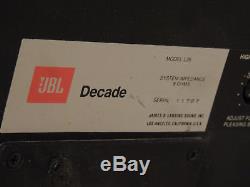 JBL Decade L26 Vintage speakers, Consecutive Serial number, SUPER RARE