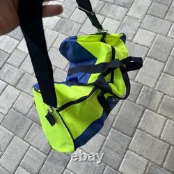 Jdm Vintage New Old Super Rare Mazdaspeed Eunos Duffle Bag Volt Green Blue Black