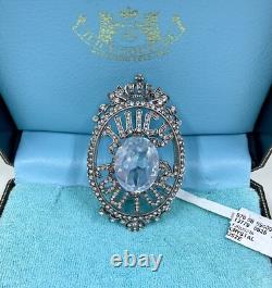Juicy Couture Super Rare Vintage Brooch Pin Choker Pendant Crystal Y2K Orig Box