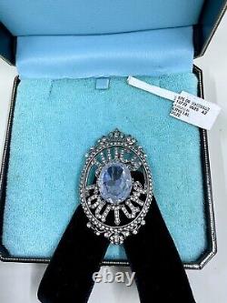 Juicy Couture Super Rare Vintage Brooch Pin Choker Pendant Crystal Y2K Orig Box