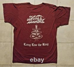 KING DIAMOND Super Rare Vintage 1986 Fatal Portrait Promo T Shirt